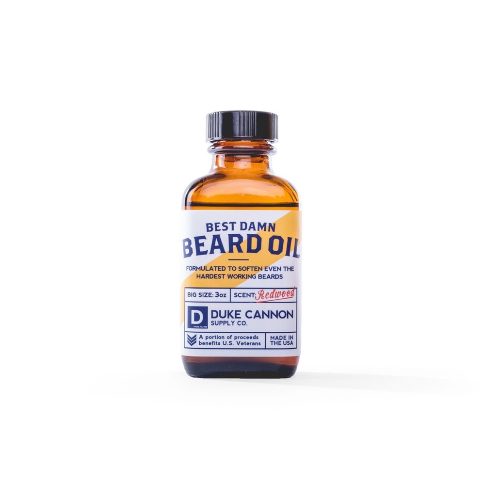 💈NIB BEST DAMN BEARD OIL Duke Cannon Supply Co.
